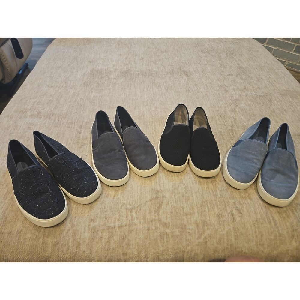 Lot Of 4 Vince Women's Blair Slip-On Sneakers 8.5 M